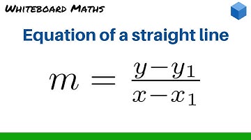 Equation of a line given its gradient and a point
