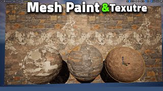 How to use mesh paint editing tool in UE5 (Tutorial)