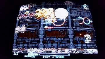 R-Type II Playthrough On A Real Arcade Machine