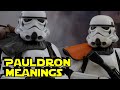 A breakdown of imperial stormtrooper pauldrons  ranks canon