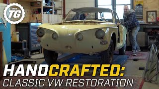 RARE + COLLECTIBLE Volkswagen Karmann Ghia Type 34 Restoration | Top Gear Handcrafted