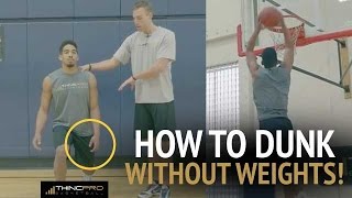 How to Dunk WITHOUT LIFTING WEIGHTS (Top 3 Vertical Jump Plyometric Exercises)