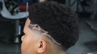 THIS KID PAID $200 FOR THIS HAIRCUT/ DESIGN PART/ CURL SPONGE/ HAIRCUT TUTORIAL