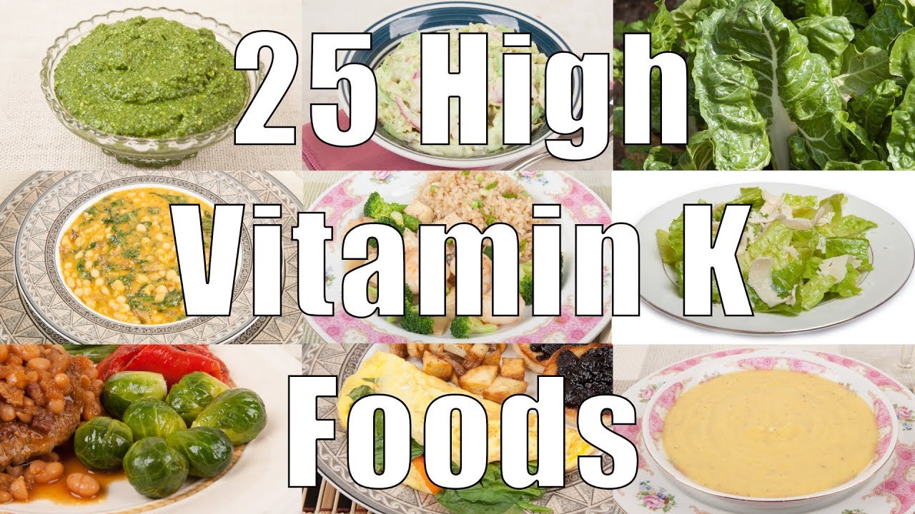 25 High Vitamin K Foods (700 Calorie Meals) DiTuro Productions