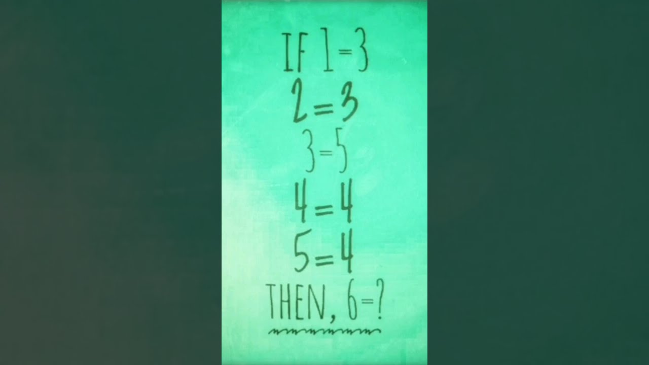 If 1 3 2 3 3 5 4 4 5 4 Then 6 YouTube If 1 3 2 3 3 5 4 4 5 4 Then 6 YouTube