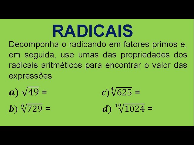 Como simplificar uma raiz quadrada m, sem a decomposição de fatores pr