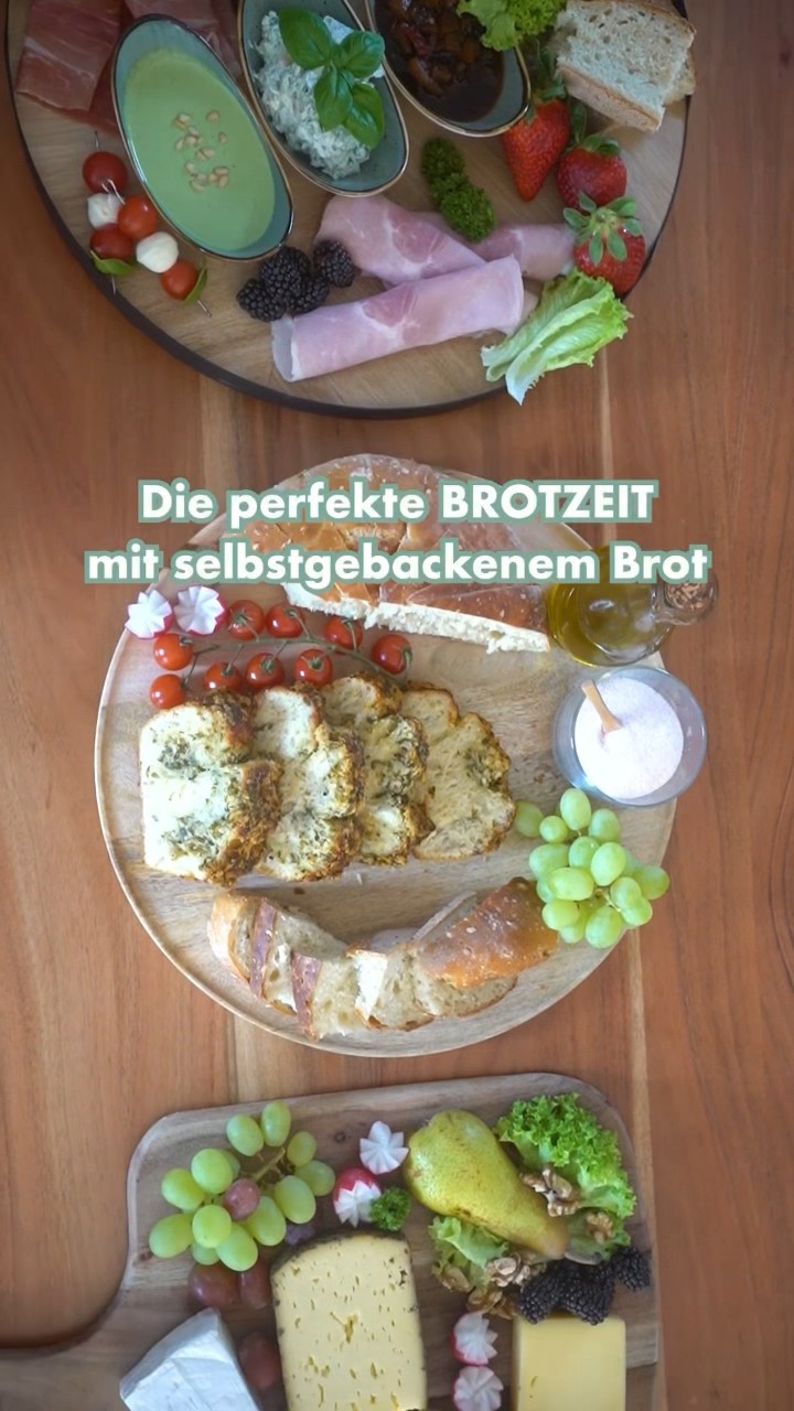 Selbstgemachtes Brot aus nur 4 Zutaten👩🏼‍🍳🍞 #bread #breadrecipe #recipe ...