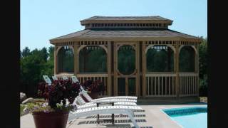 The Sarasota And Savannah - Wood Gazebos