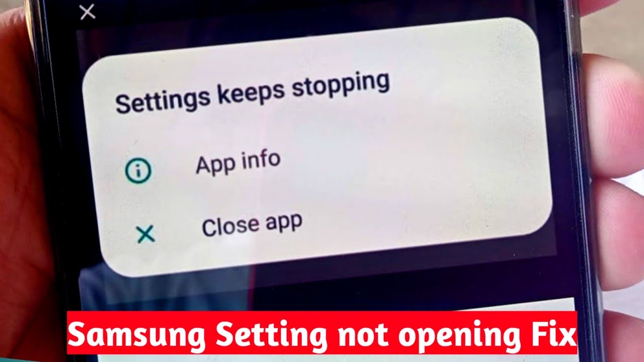 how to fix  not opening in samsung galaxy