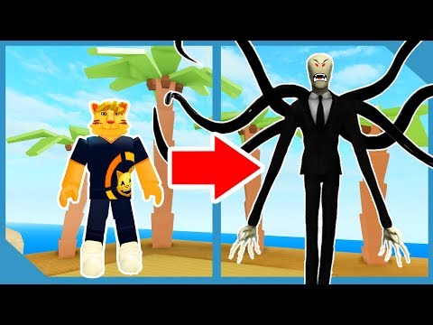 Becoming Slenderman In Roblox Youtube - slender man into the slender verse roblox