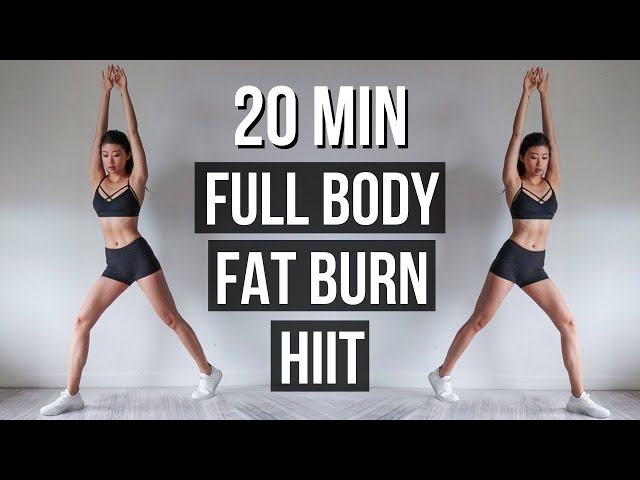 15-DAY BURN FULL BODY FAT | 20 min HIIT with No Jumping Options ~ Emi class=