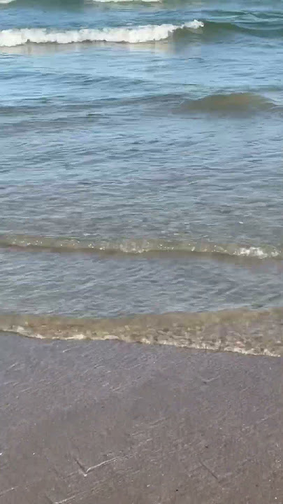 The water in Galveston is actually clean. Believe me, we were there yesterday.