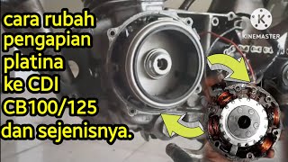 Tutorial Mengubah Pengapian Platina Ke Cdi Cb100 125 