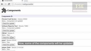 Chrome Component not updated fix screenshot 4