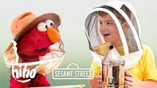 Elmo and Kids Meet a Beekeeper | HiHo Kids