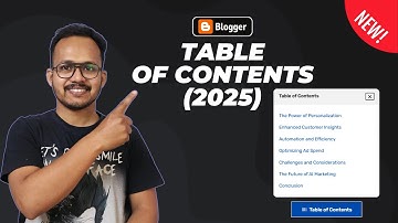 Floating Table of contents in Blogger Website (2025)