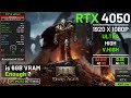 How Smooth Is Doom The Dark Ages on an RTX 4050?