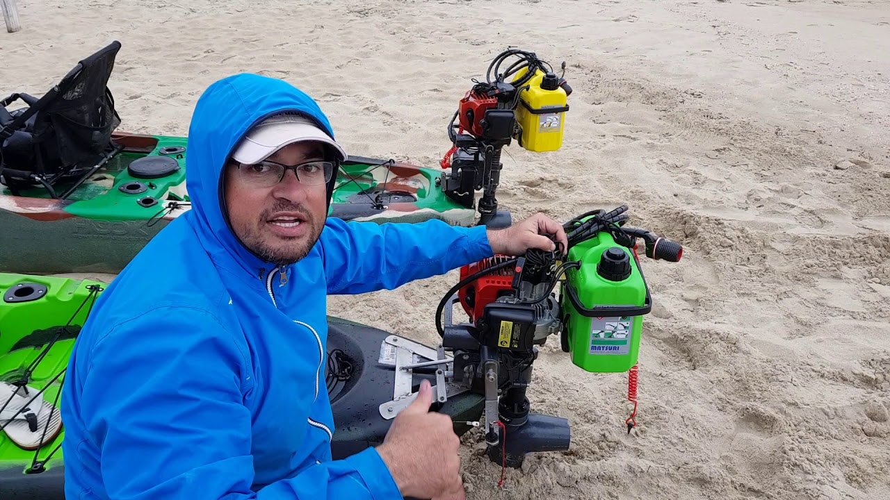 Pescaria com Clientes Kayak Sports - Caiaque Hook, Leader com motor jet turbo PRÓ +