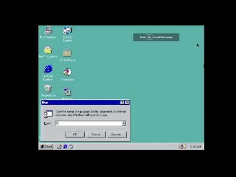 Windows 98 and 95 - The CON crash
