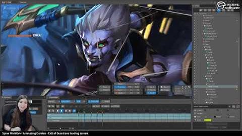 Twitch: Animating Damien - Call of Guardians loading screen Pt. 2 - Final