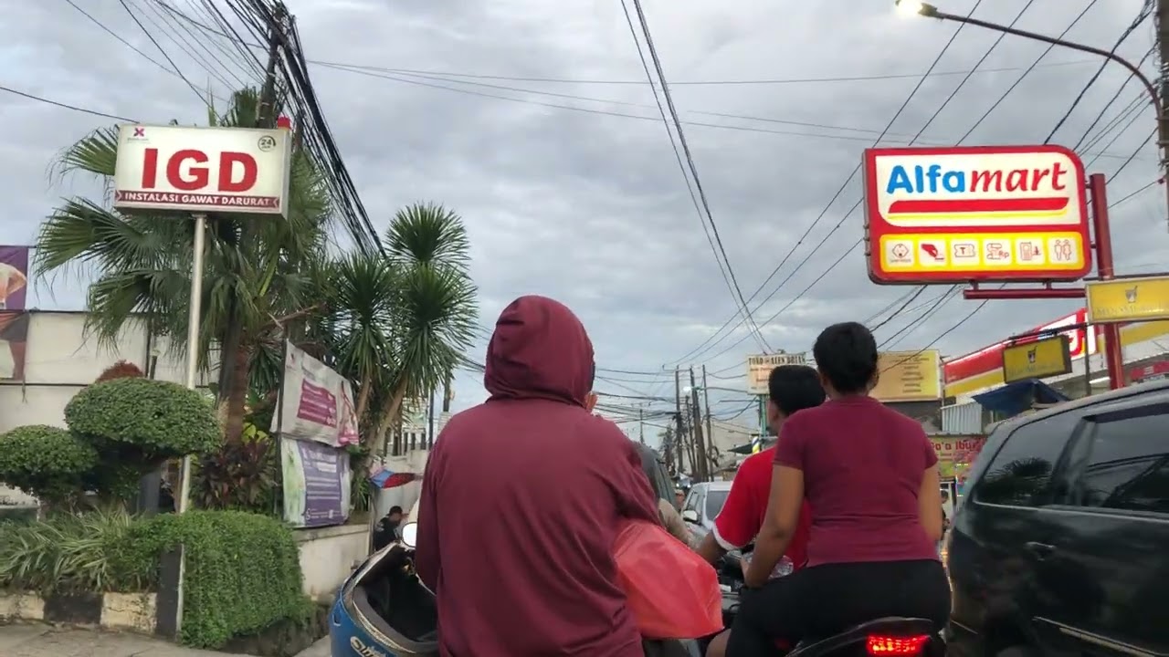 Suasana sore dari Kunciran sampai Pinang Nerogtok via Pasar Bengkok | Tangerang