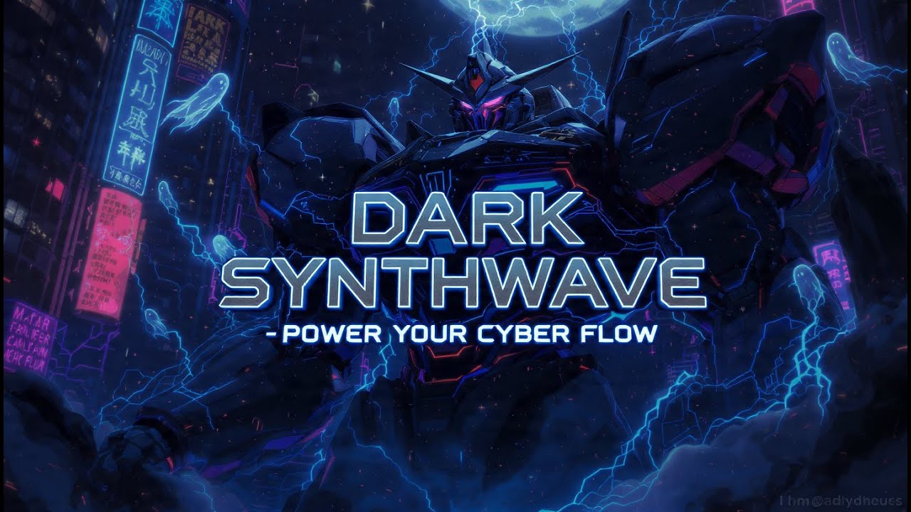 Cyberpunk Soundtrack Dark Synthwave | Dark Background Music for Hours of Work