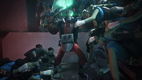 Demoknight vs Zombie Horde in Team Fortress 2