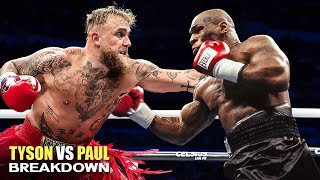 JAKE PAUL vs MIKE TYSON - Full Fight Breakdown