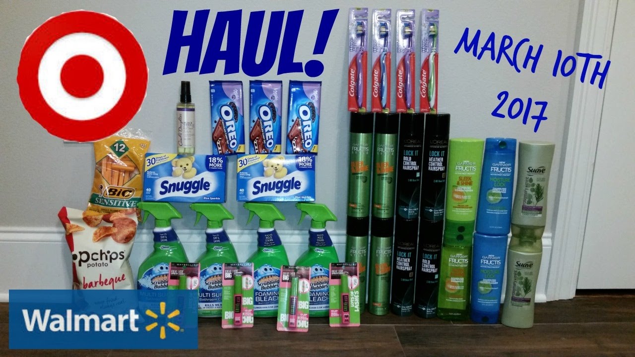 TARGET/WALMART COUPONING HAUL! FREEBIES/MONEYMAKERS + COUPON STORYTIME! - YouTube