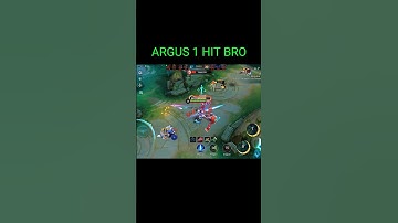 ARGUS 1 HIT BRO #ARGUS #Shorts #MLBB #mobilelegends