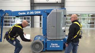 Product Familiarization: Genie® Z®30/20 N Articulating Boom Lift – ANSI