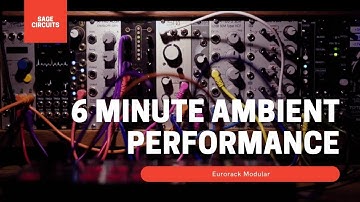 6 Minute Ambient Eurorack Modular Performance - Plaits, STO, 2HP Loop