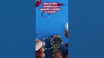 How to change the bezel insert on an Orient Mako/Ray 2