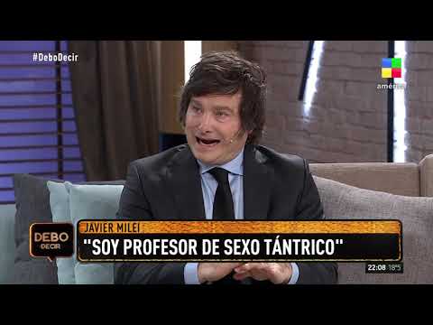 La confesión de Javier Milei: "Soy profesor de sexo tántrico"