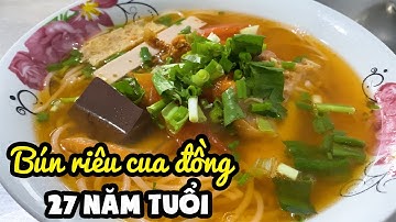 Bún riêu cua đồng ngã ba xa cảng 27 năm tuổi tại Bạc Liêu // Bạc Liêu Quê Hương Tôi