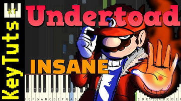 Undertoad Revolution [Undertale AU] - Insane Mode [Piano Tutorial] (Synthesia)