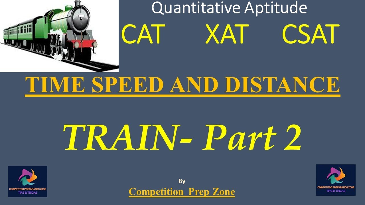 TIME SPEED DISTANCE | Train Concept- 2 | Quantitative Aptitude | MBA ...