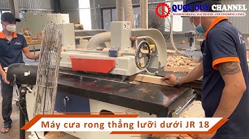 JR 18 Máy cưa rong thẳng lưỡi dưới - Máy rong thẳng Đài Loan | Quốc Duy