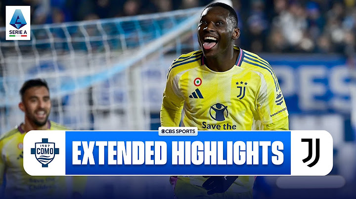 Como vs. Juventus: Extended Highlights | Serie A | CBS Sports Golazo