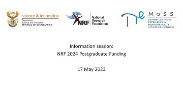 2024 NRF funding Information Session