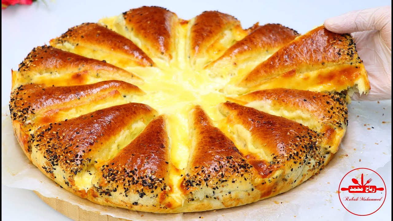 عندك جبنة وحليب وطحين حضري هذه الوصفة الرائعة لفطور او غداء او عشاء معجنات بالجبنة مع رباح محمد