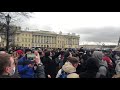 «Раз-два-три, Путин уходи!» В Питере на Сенатской площади! Протест от 21.04.2021