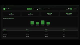 Drafts for Web-Based Payroll Management System