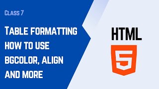 📊 HTML Table With Formatting Tags | Table Tag Tutorial Part 2 | Beginner Friendly