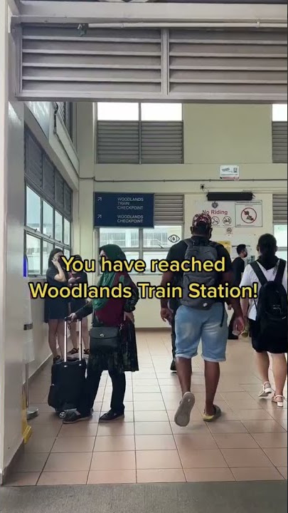 Train from Singapore to Malaysia!