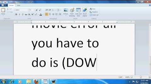 How to FIX the windows movie error  (EASIEST WAY)