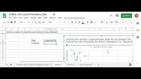 Stats on google sheets, correlations 2 - Setting up simulations to find a p-value