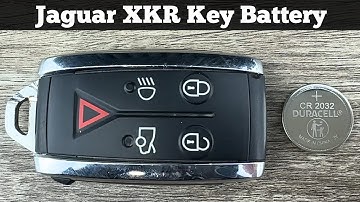 2007 - 2014 JAGUAR XKR Key Fob Battery Replacement - How To Replace Change XKR Remote Batteries DIY