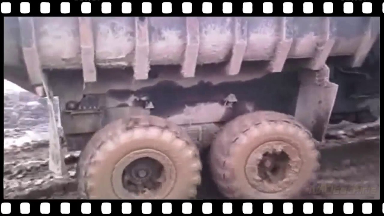 Краз по грязи