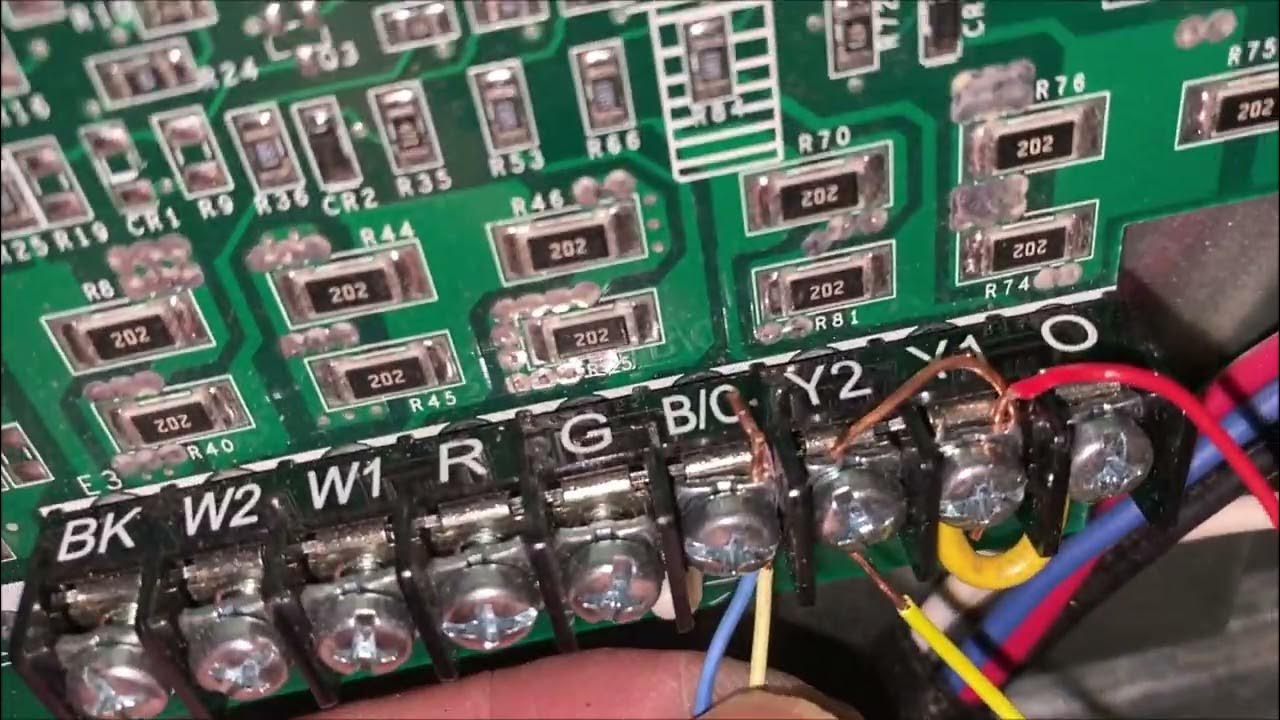 Trane S9V2 circuit board replaced Inducer ceased - YouTube